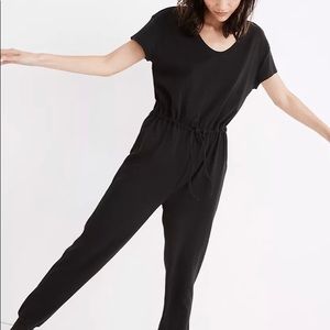 NWT Madewell  MD315 MWL Best Seller Black Breeze Drawstring Jumpsuit